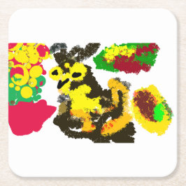 Herbst der Wind Rechteckiger Pappuntersetzer