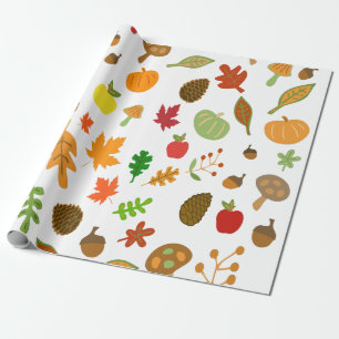 Herbst Design Geschenkpapier