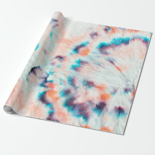 Herbst Dirty Art Graffiti. Tie Dye Shibori. Bordo Geschenkpapier