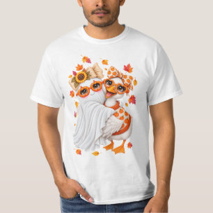 Herbst Dummer Gans Geist Herbst Halloween T-Shirt