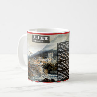 Herbst durch John Clare-Poesie Tasse