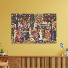 Herbst durch Maurice Prendergast, Vintage Kunst Leinwanddruck