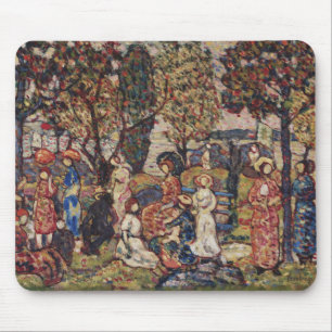 Herbst durch Maurice Prendergast, Vintage Kunst Mousepad