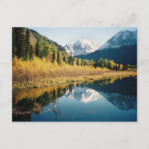 Herbst Eagle River Valley Postkarte