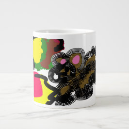 Herbst Eichhörnchen flauschig Jumbo-Tasse
