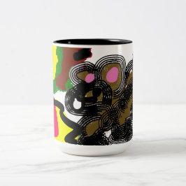 Herbst Eichhörnchen flauschig Zweifarbige Tasse