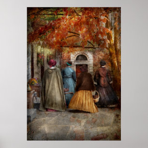 Herbst - Ein Spaziergang im Stadtzentrum Poster