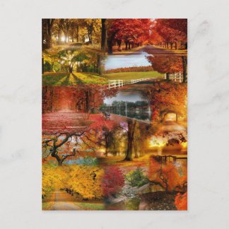 Herbst eins postkarte