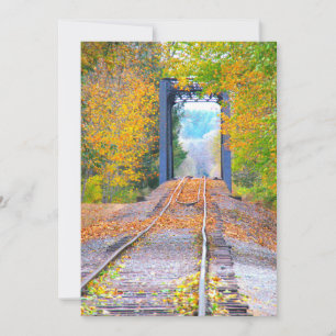Herbst-Eisenbahn-Vision Einladung