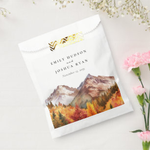 Herbst-Elegante Hochzeit Geschenktütchen