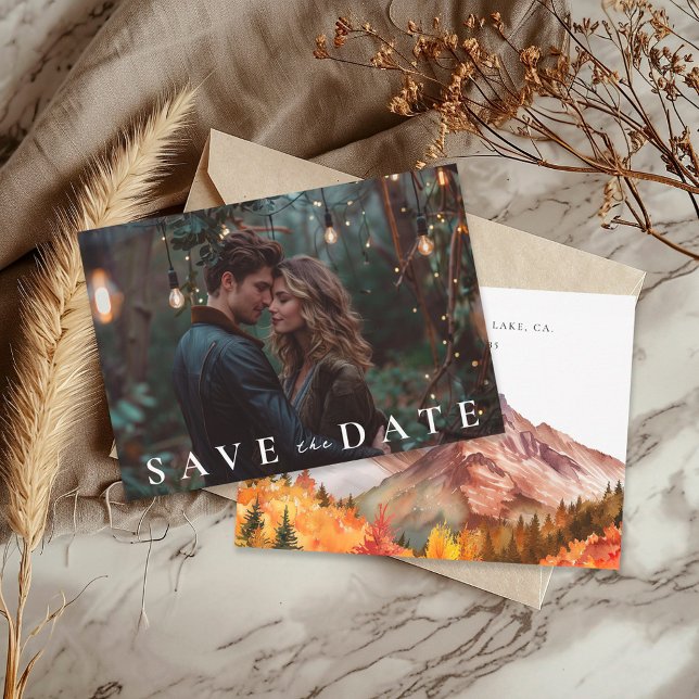 Herbst-Elegante Hochzeit Save The Date (Von Creator hochgeladen)