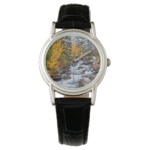 Herbst entlang Bishop Creek, Kalifornien Armbanduhr