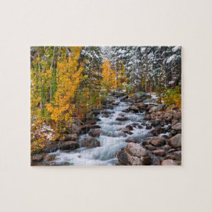 Herbst entlang Bishop Creek, Kalifornien Puzzle