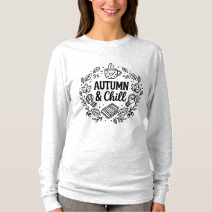 Herbst & Entspannung Cozy Herbst Handlettering L T-Shirt