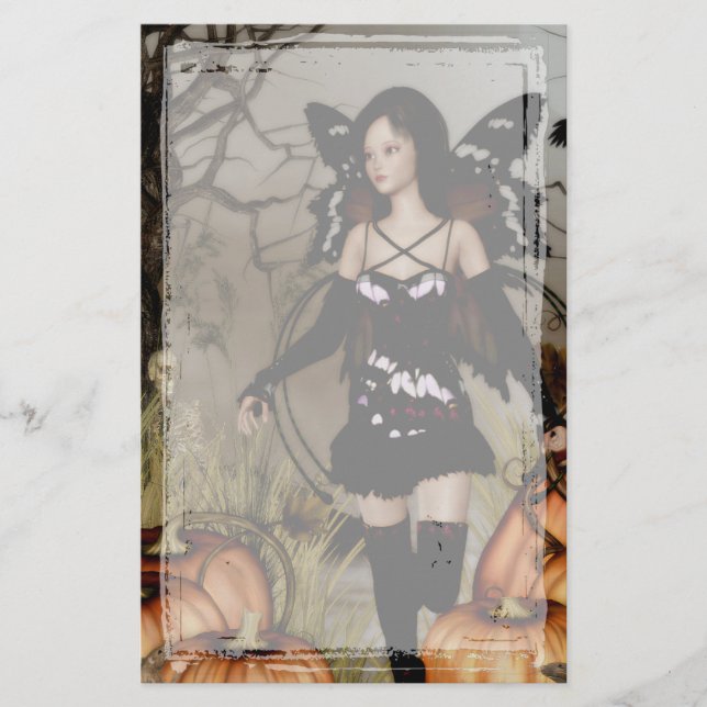 Herbst Ernte Fairy Gothic Stationery Briefpapier (Vorderseite)