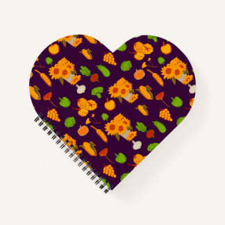 Herbst Ernte gesunder Veggie und Leggings Notizbuch