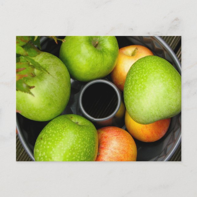 Herbst-Ernte Postkarte (Vorderseite)