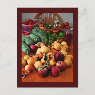 Herbst-Ernte-Postkarte Feiertagspostkarte