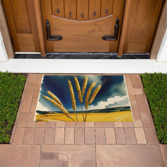 Herbst Ernte Prairie Gold Door Mat Fußmatte (Außenbereich)