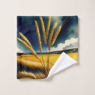 Herbst Ernte Prairie Gold Handtuch Badhandtuch Set