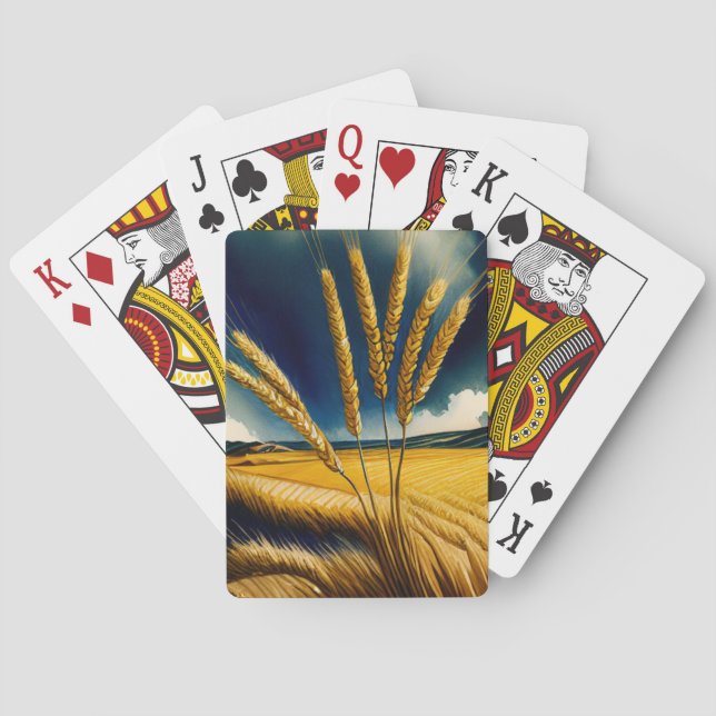Herbst Ernte Prairie Gold Klassische Spielkarten (Rückseite)