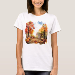 Herbst Ernte Rustic Fall Pumpkin T-Shirt