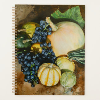 Herbst Ernte Stillleben mit Pumpkins, Gourmet Planer