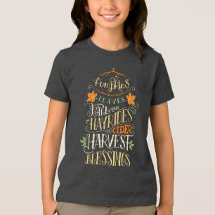 Herbst & Ernte Tri-Blend Shirt