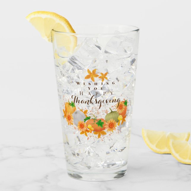 Herbst-Erntedank Glas (Vorderseite Ice)