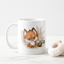 Herbst Erntedank Niedlich Little Fox Tasse