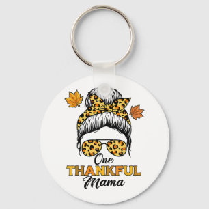 Herbst Erntedank Shirts, eine dankbare Mama Schlüsselanhänger