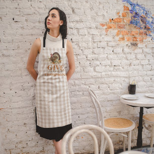 Herbst Erntedank Türkei Buffalo Karo Schürze