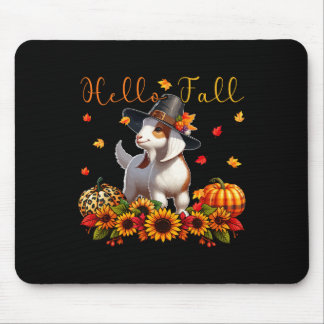Herbst Erntedank Ziegenkostüm Herbstleopard Pump Mousepad