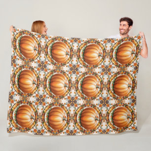Herbst-Erntedanken Populäre Pumpkin-Sammlung Fleecedecke