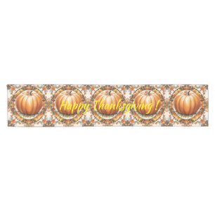 Herbst-Erntedanken Populäre Pumpkin-Sammlung Kurzer Tischläufer