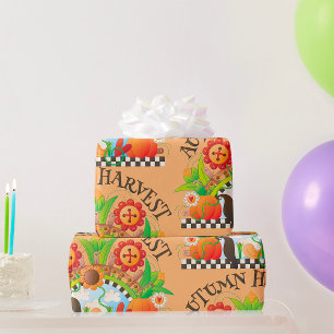 Herbst-Erntepapier Geschenkpapier
