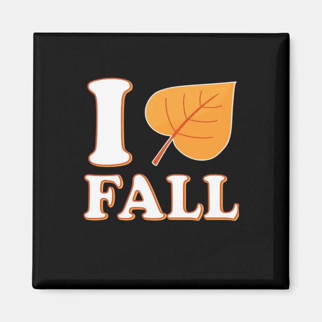 Herbst Es ist Herbst Y's all Creative Lässig Magnet (Vorne)