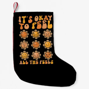  Herbst Es ist okay, alle Gefühle zu fühlen Psychi Kleiner Weihnachtsstrumpf
