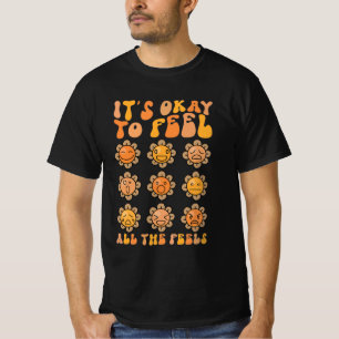  Herbst Es ist okay, alle Gefühle zu fühlen Psychi T-Shirt