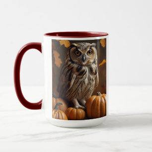 Herbst-Eule Tasse
