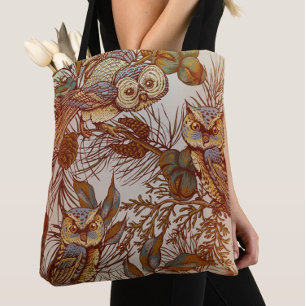 Herbst-Eule vintage Herbst