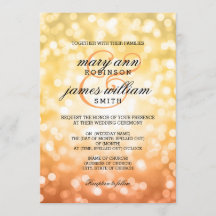 Herbst / Fall Bokeh Lichter Elegante Hochzeit