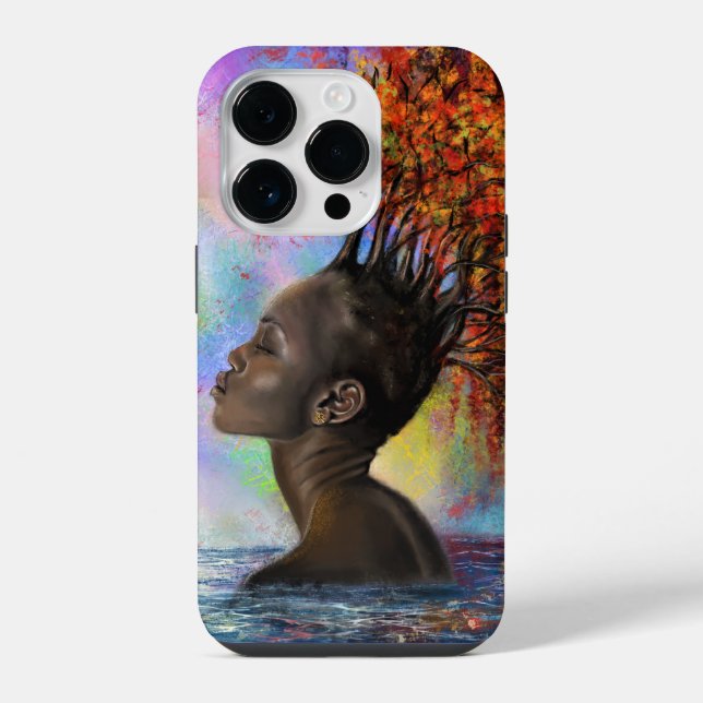 Herbst-Fall für Frauen im iPhone Hülle (Rückseite)