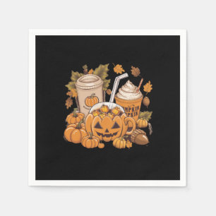 Herbst Familie Halloween Thanksgiving Süßer Herbst Serviette