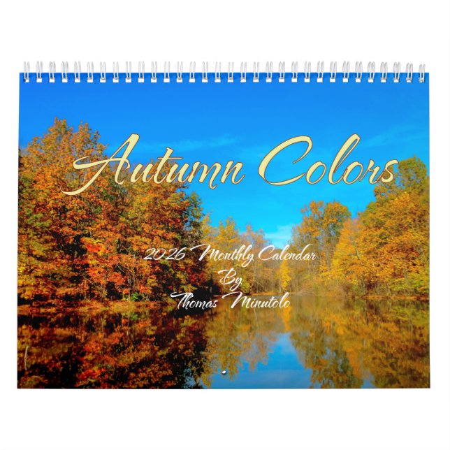 Herbst Farben 2026 Kalender von Thomas Minutolo (Titelbild)