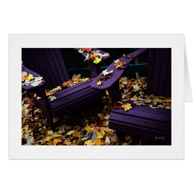 Herbst-Farben auf der Plattform (Vorderseite (Horizontal))