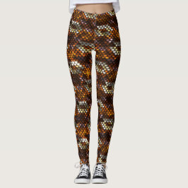Herbst-FarbPaillette-Blick Leggings