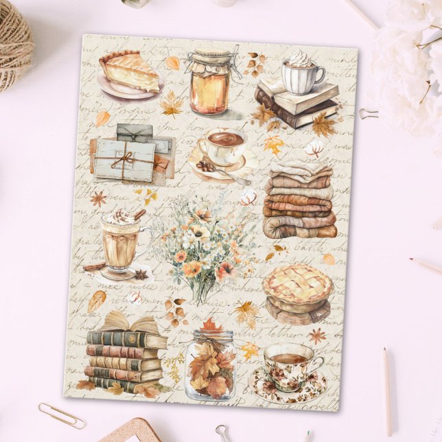 Herbst Favorit Essential Aesthetic Postkarte (In situ)