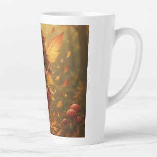 Herbst-Feenhügel - Magischer Herbstwald-Feinkerami Milchtasse