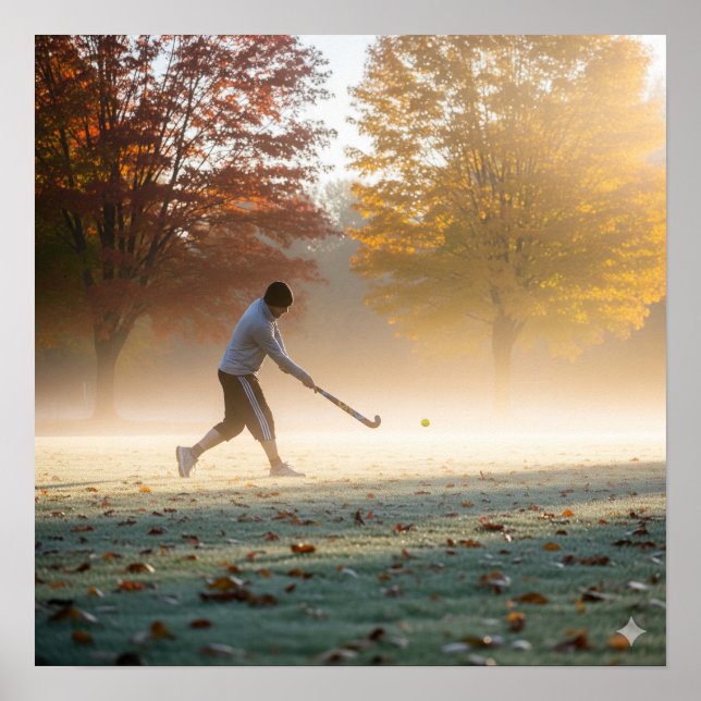 Herbst-Feldhockey Poster (Vorne)